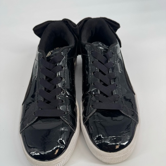 Puma Basket Bow Women’s Black 8.5 8 1/2 Sneakers - Picture 4 of 8